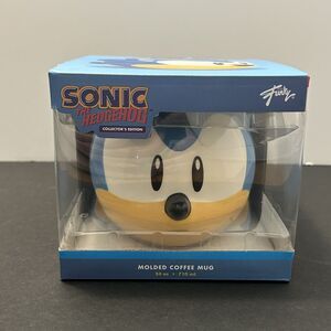 Sonic The Hedgehog Molded Coffee Mug Collectors Edition 24 Oz
